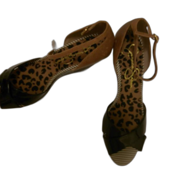 Jessica Simpson Wedge Peep Toe Sandals sz10-NWOT - Picture 4 of 5